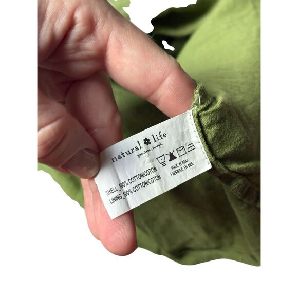 Natural Life Adele Cotton Midi Dress size M Boho Bohemian Sleeveless - Picture 9 of 10